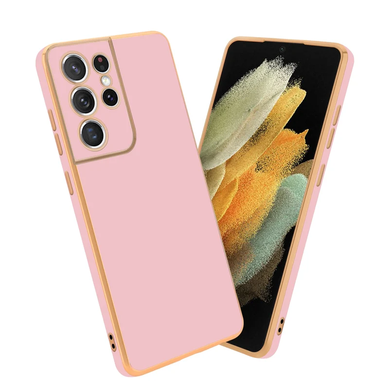 Cadorabo Hülle kompatibel mit Samsung Galaxy S21 ULTRA TPU Silikon Case Cover
