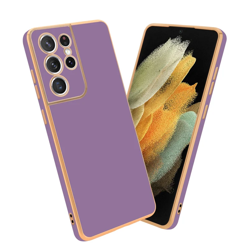 Cadorabo Hülle kompatibel mit Samsung Galaxy S21 ULTRA TPU Silikon Case Cover