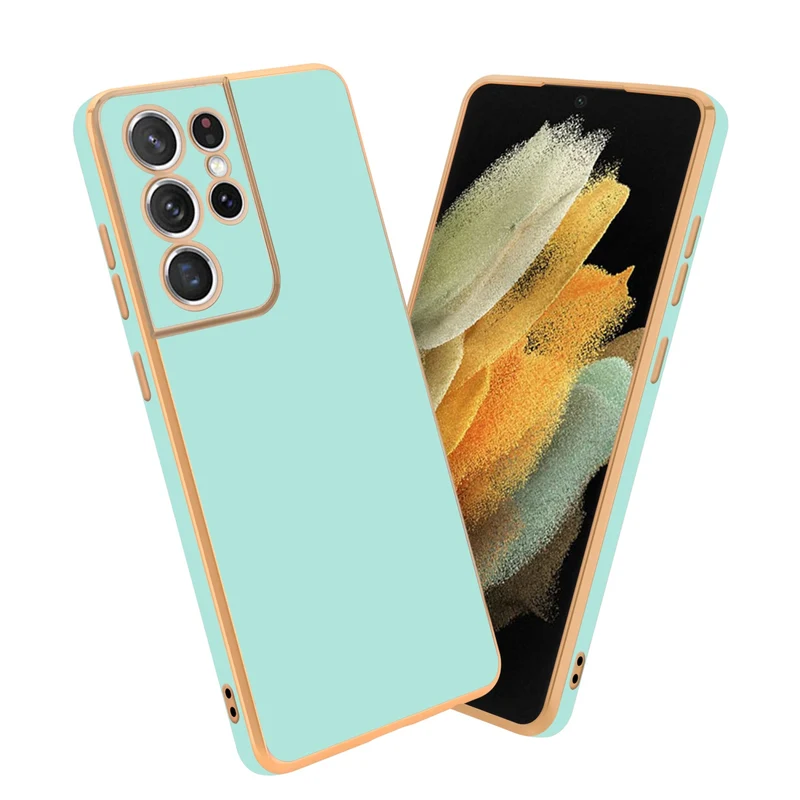 Cadorabo Hülle kompatibel mit Samsung Galaxy S21 ULTRA TPU Silikon Case Cover