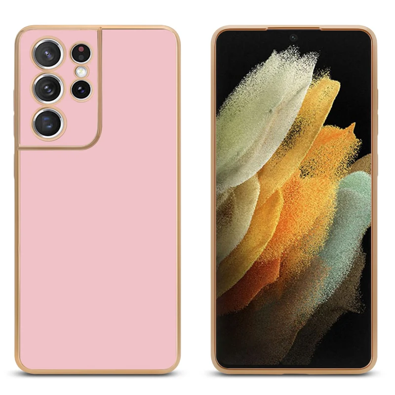 Cadorabo Hülle kompatibel mit Samsung Galaxy S21 ULTRA TPU Silikon Case Cover