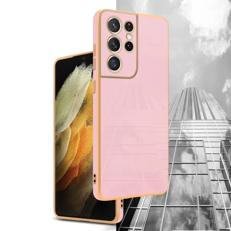Cadorabo Hülle kompatibel mit Samsung Galaxy S21 ULTRA TPU Silikon Case Cover