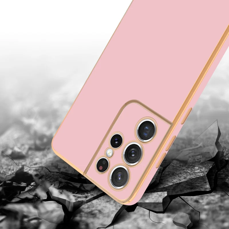 Cadorabo Hülle kompatibel mit Samsung Galaxy S21 ULTRA TPU Silikon Case Cover