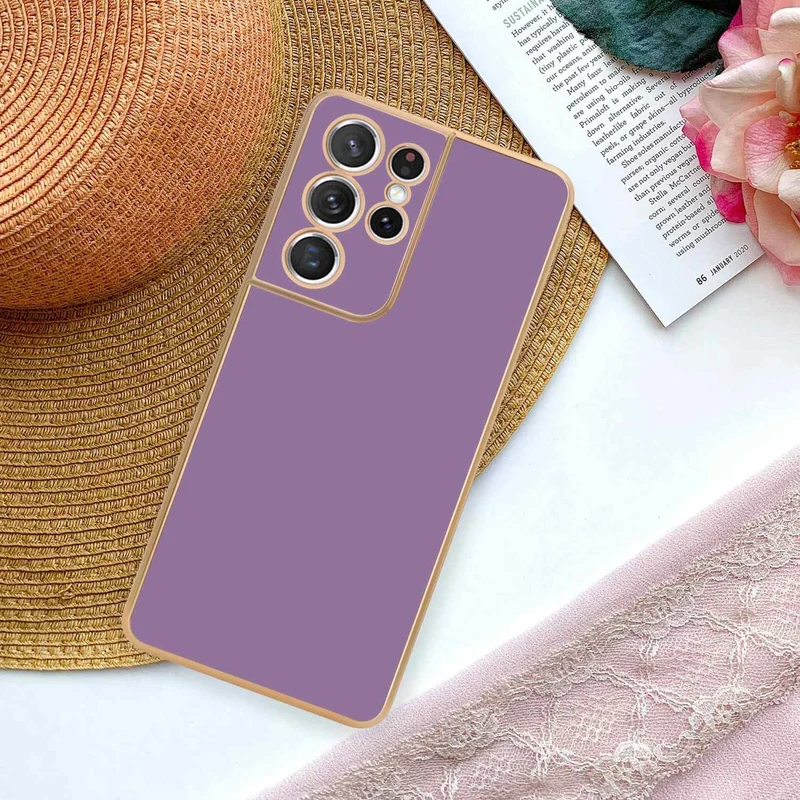 Cadorabo Hülle kompatibel mit Samsung Galaxy S21 ULTRA TPU Silikon Case Cover