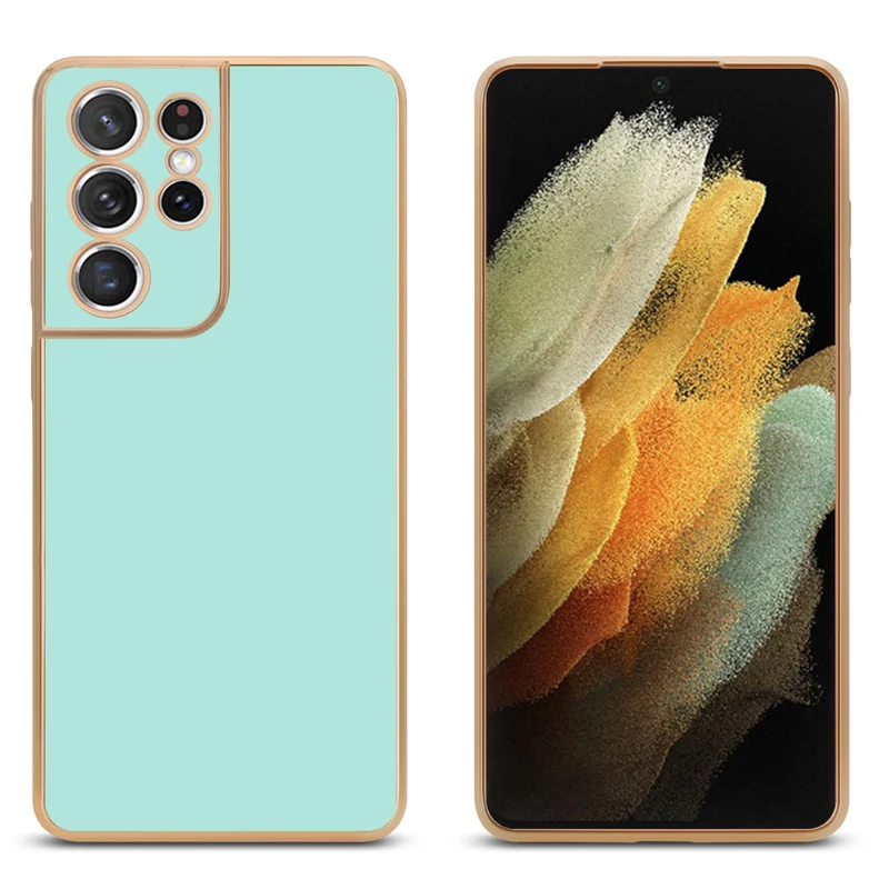 Cadorabo Hülle kompatibel mit Samsung Galaxy S21 ULTRA TPU Silikon Case Cover