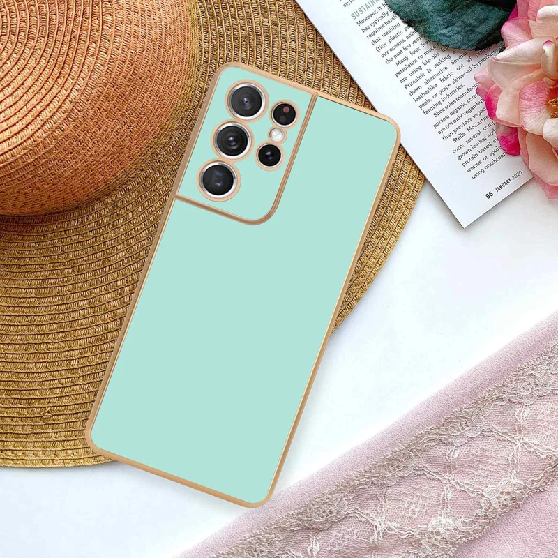 Cadorabo Hülle kompatibel mit Samsung Galaxy S21 ULTRA TPU Silikon Case Cover