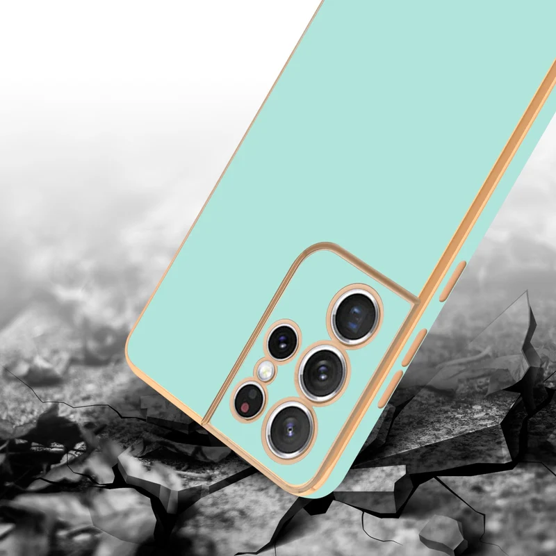 Cadorabo Hülle kompatibel mit Samsung Galaxy S21 ULTRA TPU Silikon Case Cover
