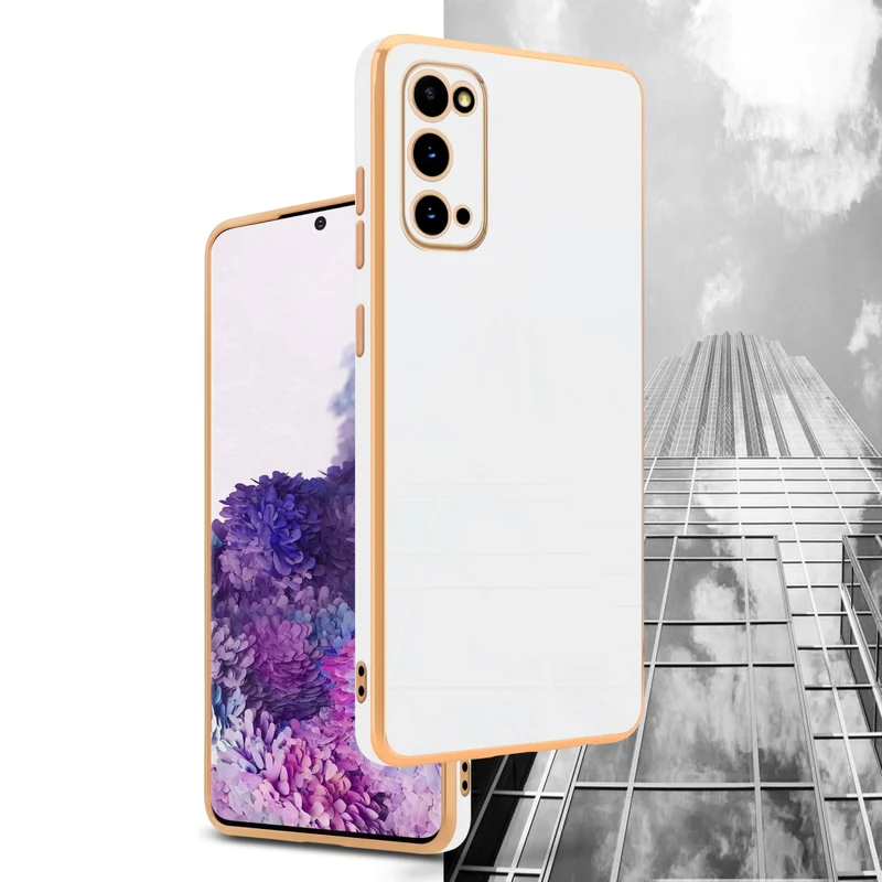 Cadorabo Hülle kompatibel mit Samsung Galaxy S20 TPU Silikon Case Cover