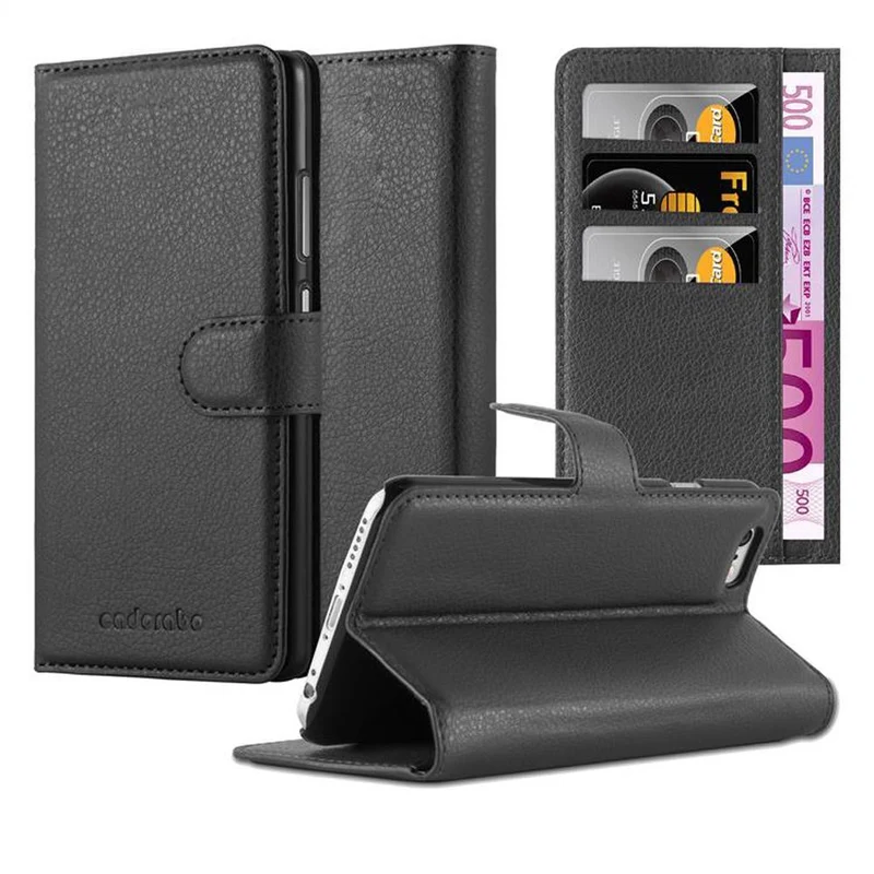 Cadorabo Hülle kompatibel mit Apple iPhone 6 PLUS / 6S PLUS Schutzhülle mit Magnetverschluss, Standfunktion und Kartenfach