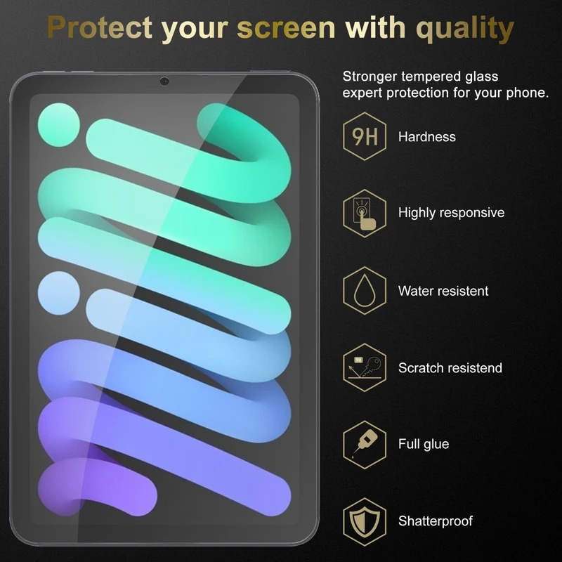 Cadorabo 3x Panzer Folie kompatibel mit Apple iPad MINI 4 (7.9 Zoll) 3er Pack Gehärtetes (Tempered) Display-Schutzglas in 9H Härte mit 3D Touch Kompatibilität