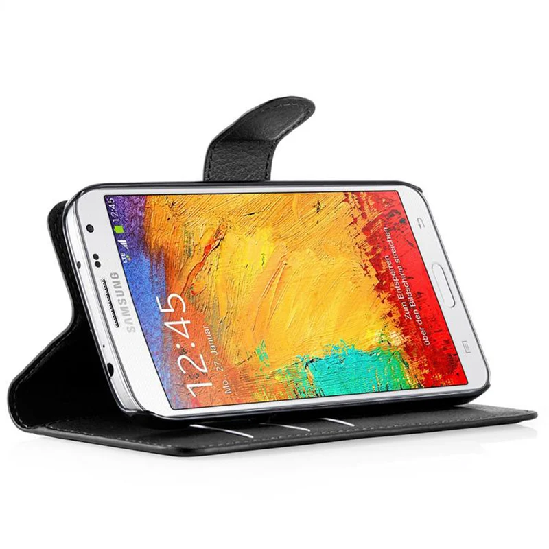 Cadorabo Hülle kompatibel mit Samsung Galaxy MEGA 2 Schutzhülle mit Magnetverschluss, Standfunktion und Kartenfach