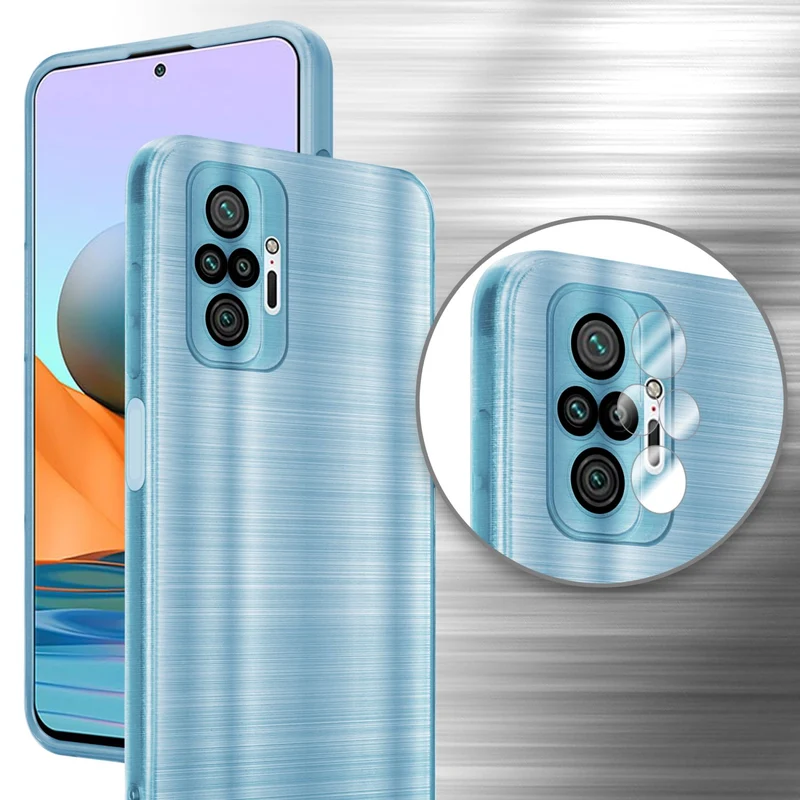 Cadorabo Hülle kompatibel mit Xiaomi RedMi NOTE 10 PRO TPU Silikon Case Cover