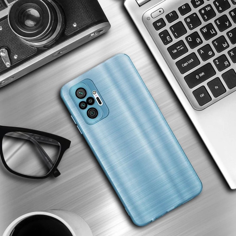 Cadorabo Hülle kompatibel mit Xiaomi RedMi NOTE 10 PRO TPU Silikon Case Cover