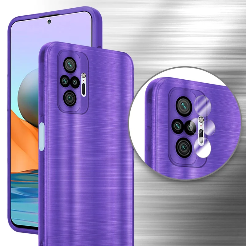 Cadorabo Hülle kompatibel mit Xiaomi RedMi NOTE 10 PRO TPU Silikon Case Cover