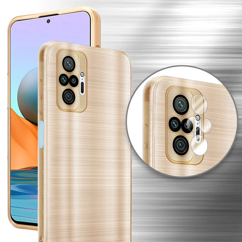 Cadorabo Hülle kompatibel mit Xiaomi RedMi NOTE 10 PRO TPU Silikon Case Cover