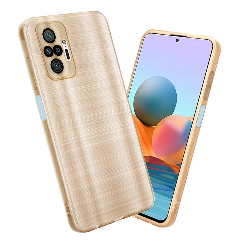 Cadorabo Hülle kompatibel mit Xiaomi RedMi NOTE 10 PRO TPU Silikon Case Cover
