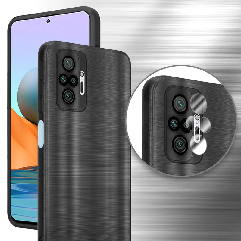 Cadorabo Hülle kompatibel mit Xiaomi RedMi NOTE 10 PRO TPU Silikon Case Cover