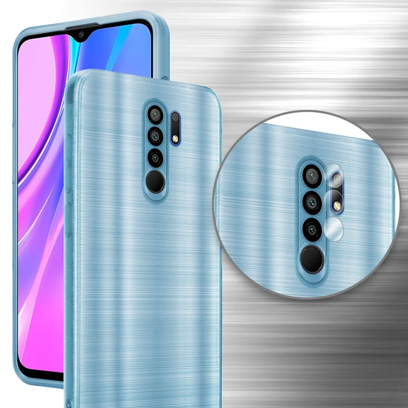 Cadorabo Hülle kompatibel mit Xiaomi RedMi 9 TPU Silikon Case Cover