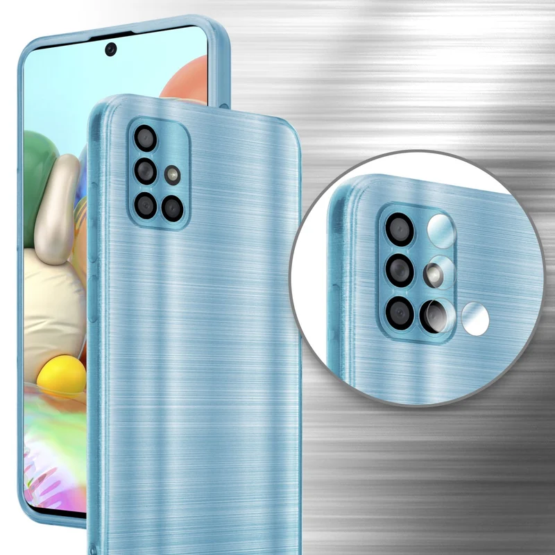 Cadorabo Hülle kompatibel mit Samsung Galaxy A71 4G TPU Silikon Case Cover