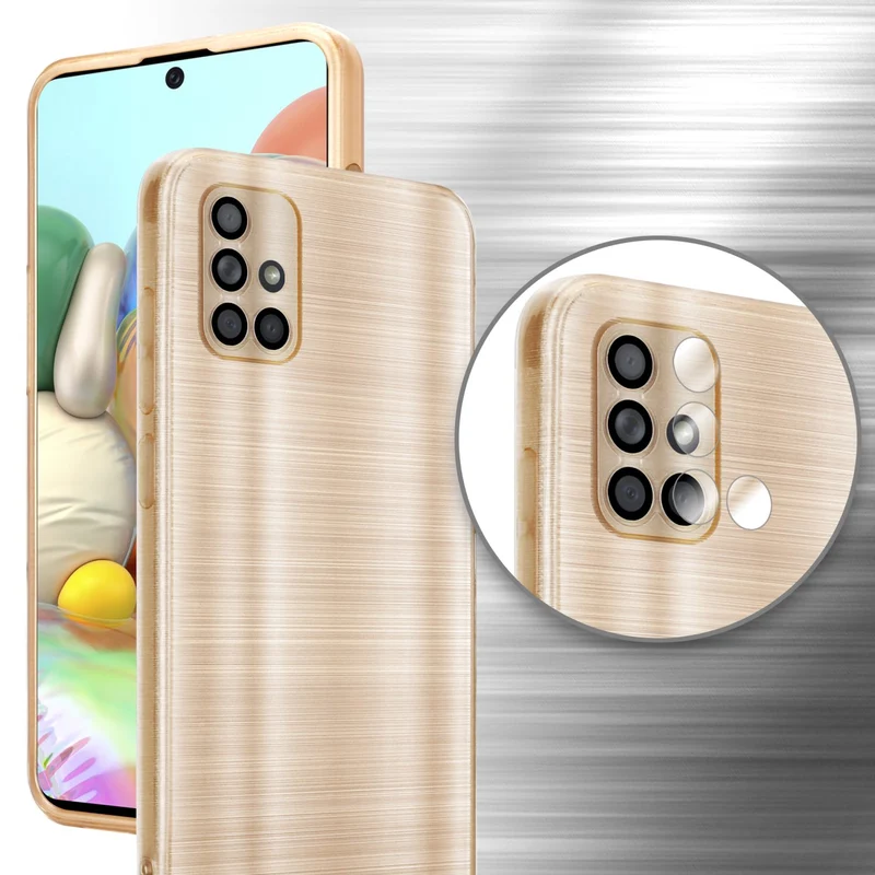 Cadorabo Hülle kompatibel mit Samsung Galaxy A71 4G TPU Silikon Case Cover