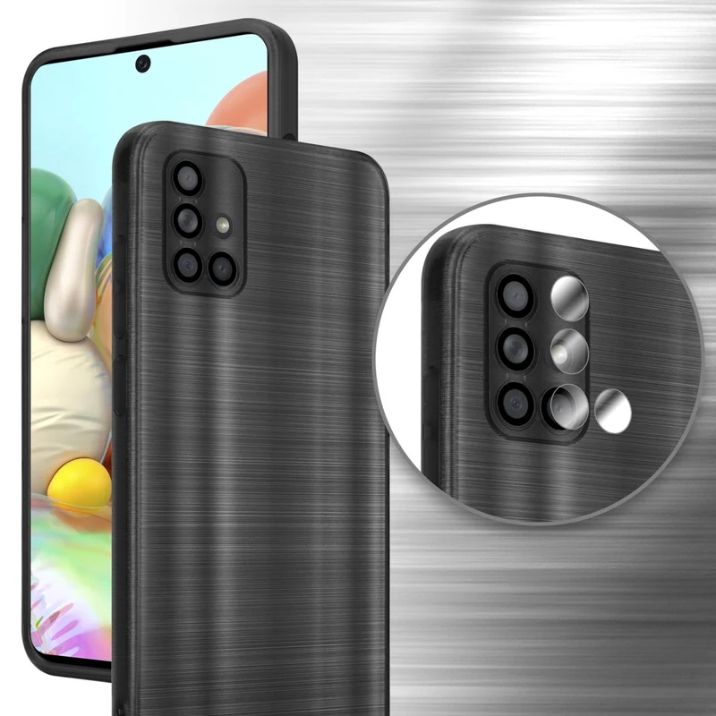 Cadorabo Hülle kompatibel mit Samsung Galaxy A71 4G TPU Silikon Case Cover