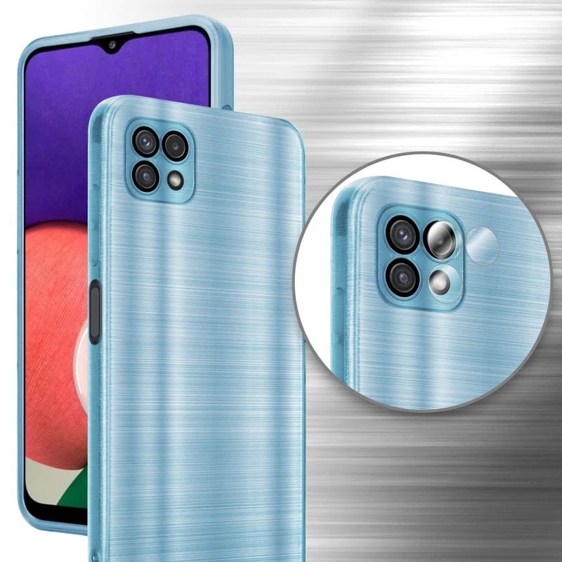 Cadorabo Hülle kompatibel mit Samsung Galaxy A22 5G TPU Silikon Case Cover