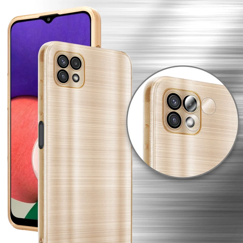 Cadorabo Hülle kompatibel mit Samsung Galaxy A22 5G TPU Silikon Case Cover