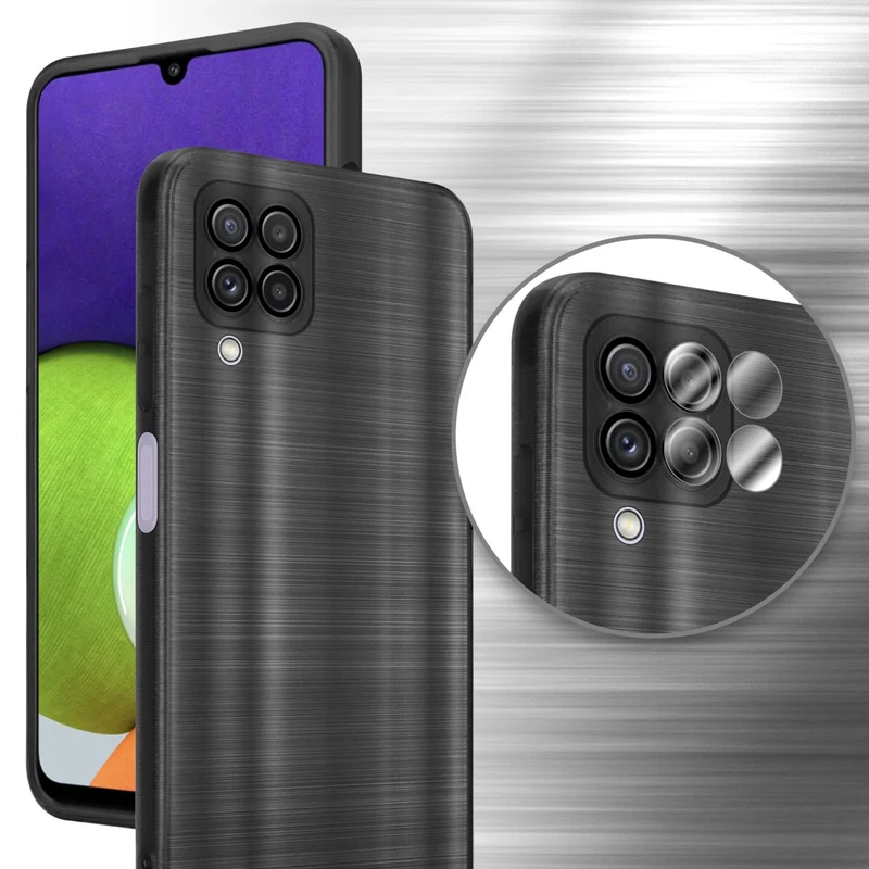 Cadorabo Hülle kompatibel mit Samsung Galaxy A22 4G TPU Silikon Case Cover