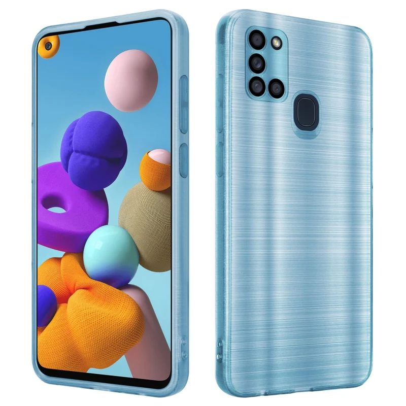 Cadorabo Hülle kompatibel mit Samsung Galaxy A21s TPU Silikon Case Cover