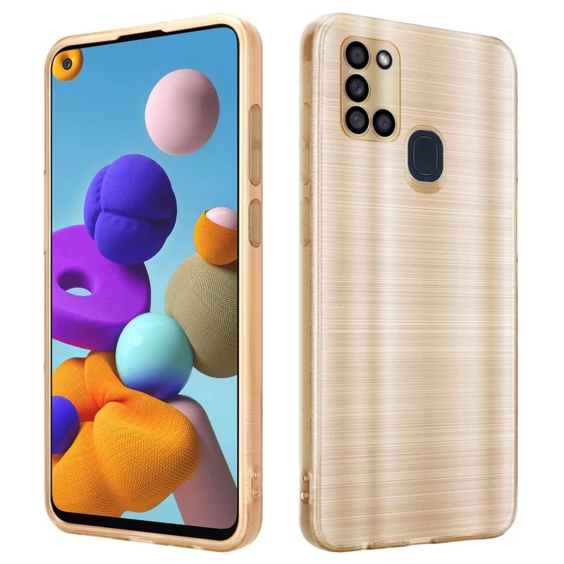 Cadorabo Hülle kompatibel mit Samsung Galaxy A21s TPU Silikon Case Cover