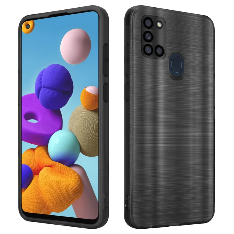 Cadorabo Hülle kompatibel mit Samsung Galaxy A21s TPU Silikon Case Cover