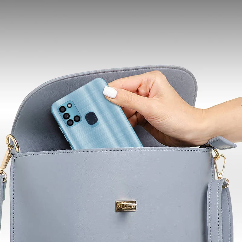 Cadorabo Hülle kompatibel mit Samsung Galaxy A21s TPU Silikon Case Cover
