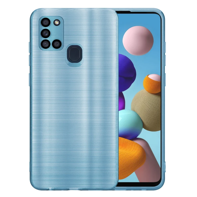 Cadorabo Hülle kompatibel mit Samsung Galaxy A21s TPU Silikon Case Cover