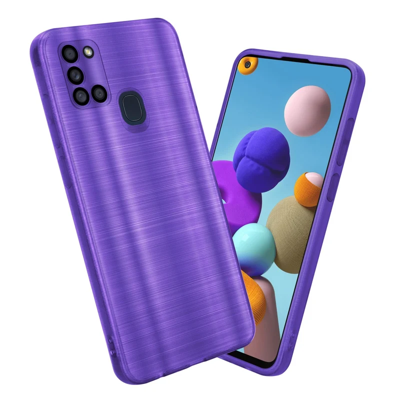 Cadorabo Hülle kompatibel mit Samsung Galaxy A21s TPU Silikon Case Cover