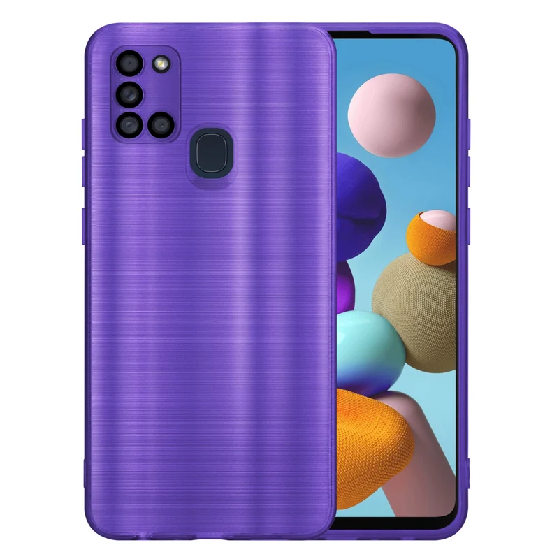 Cadorabo Hülle kompatibel mit Samsung Galaxy A21s TPU Silikon Case Cover