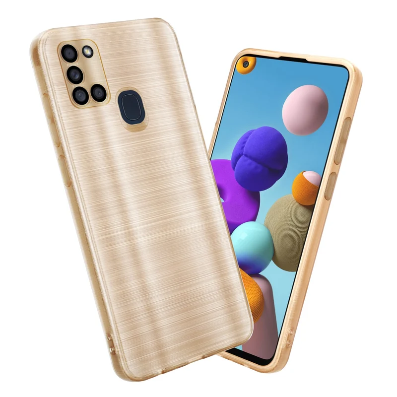 Cadorabo Hülle kompatibel mit Samsung Galaxy A21s TPU Silikon Case Cover