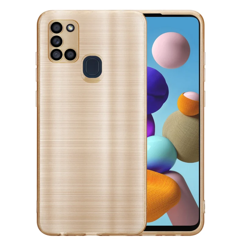 Cadorabo Hülle kompatibel mit Samsung Galaxy A21s TPU Silikon Case Cover
