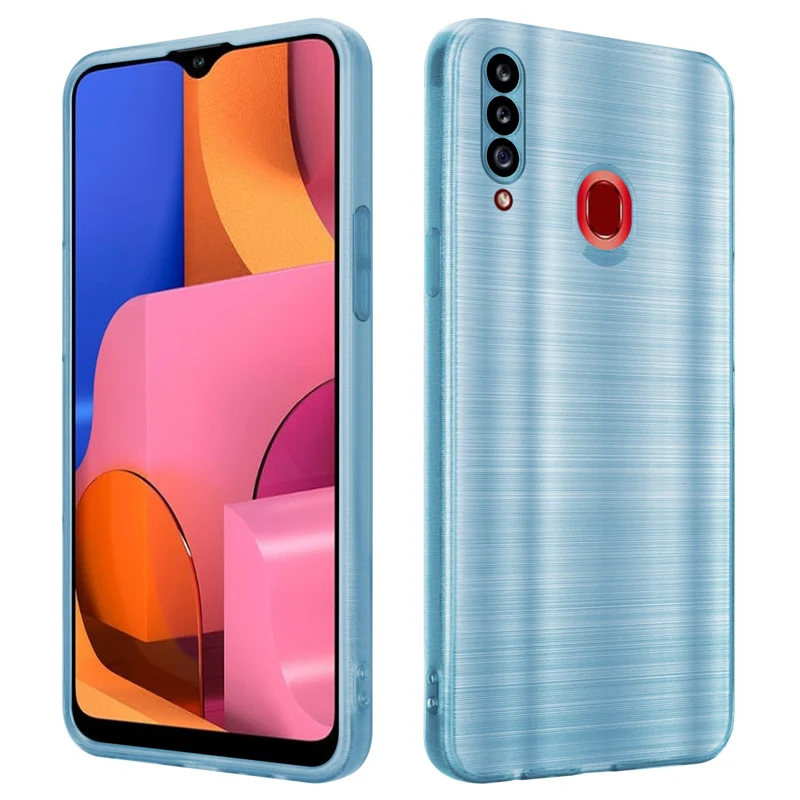 Cadorabo Hülle kompatibel mit Samsung Galaxy A20s TPU Silikon Case Cover