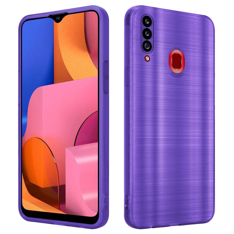 Cadorabo Hülle kompatibel mit Samsung Galaxy A20s TPU Silikon Case Cover