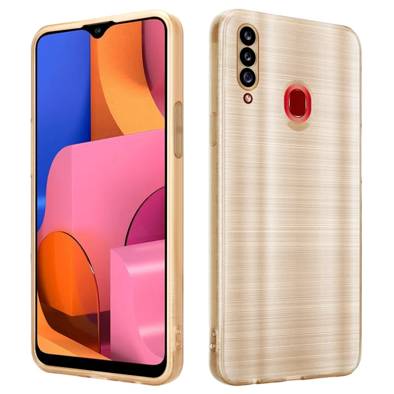 Cadorabo Hülle kompatibel mit Samsung Galaxy A20s TPU Silikon Case Cover