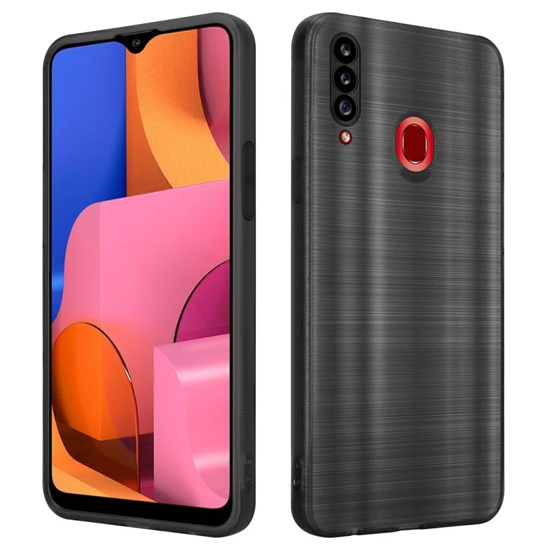 Cadorabo Hülle kompatibel mit Samsung Galaxy A20s TPU Silikon Case Cover
