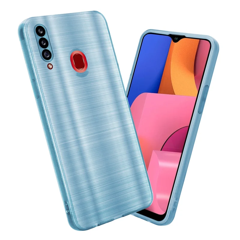 Cadorabo Hülle kompatibel mit Samsung Galaxy A20s TPU Silikon Case Cover