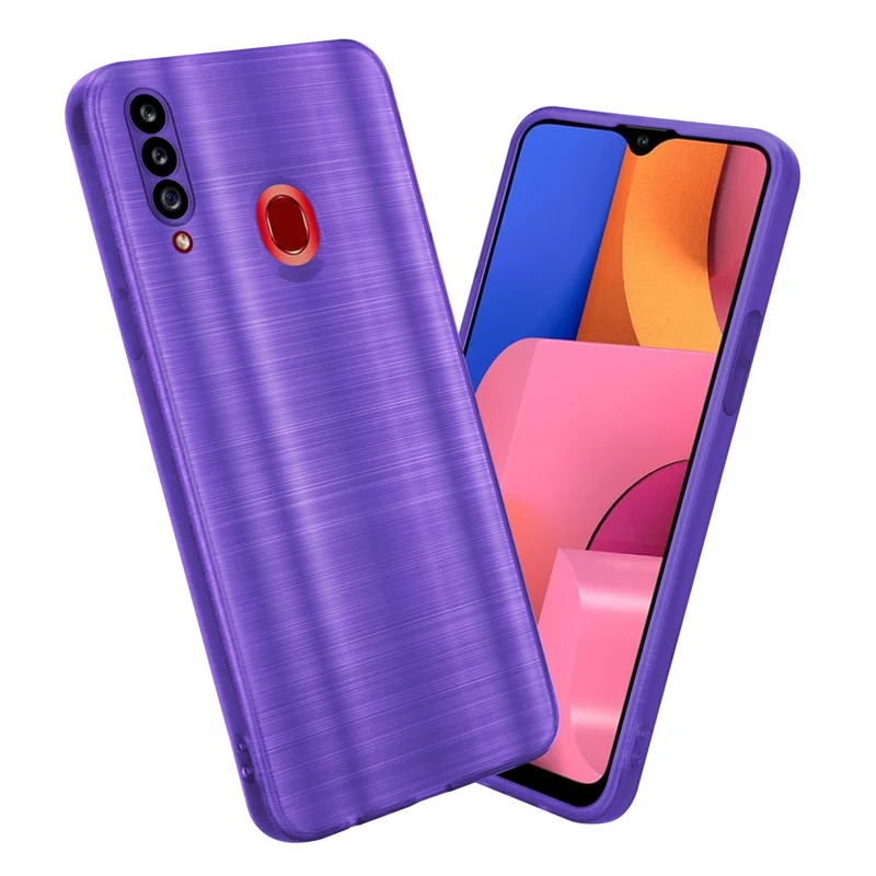 Cadorabo Hülle kompatibel mit Samsung Galaxy A20s TPU Silikon Case Cover
