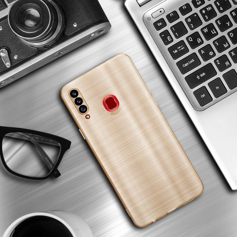 Cadorabo Hülle kompatibel mit Samsung Galaxy A20s TPU Silikon Case Cover