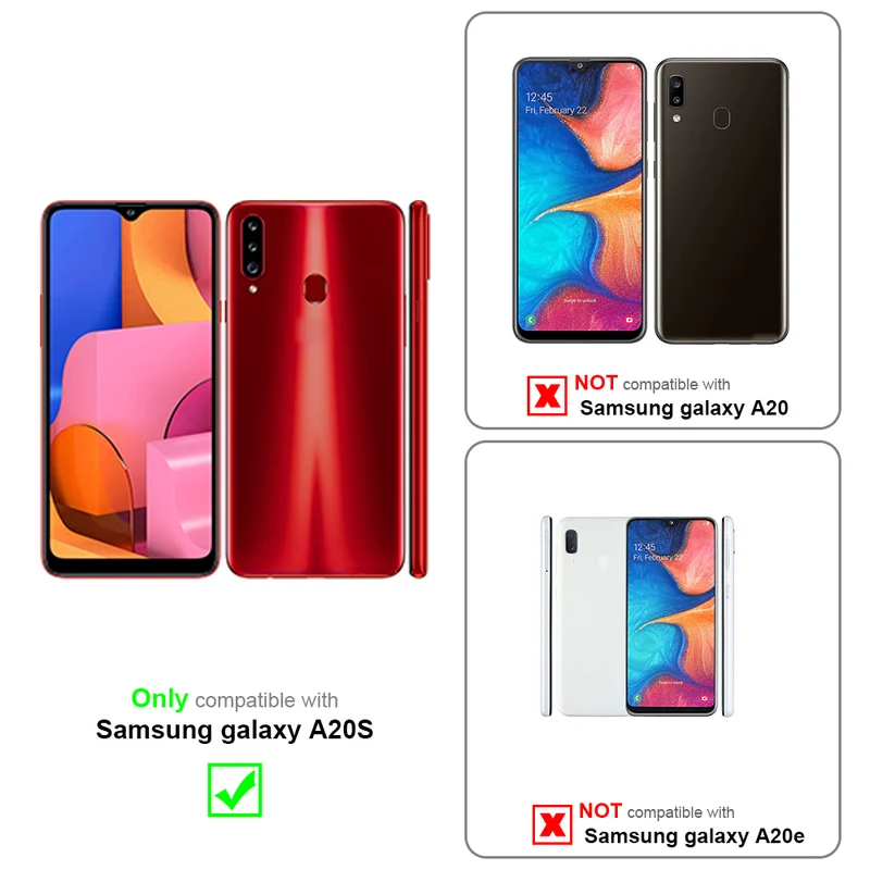 Cadorabo Hülle kompatibel mit Samsung Galaxy A20s TPU Silikon Case Cover