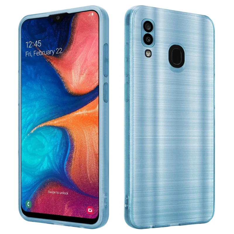 Cadorabo Hülle kompatibel mit Samsung Galaxy A20 / A30 / M10s TPU Silikon Case Cover