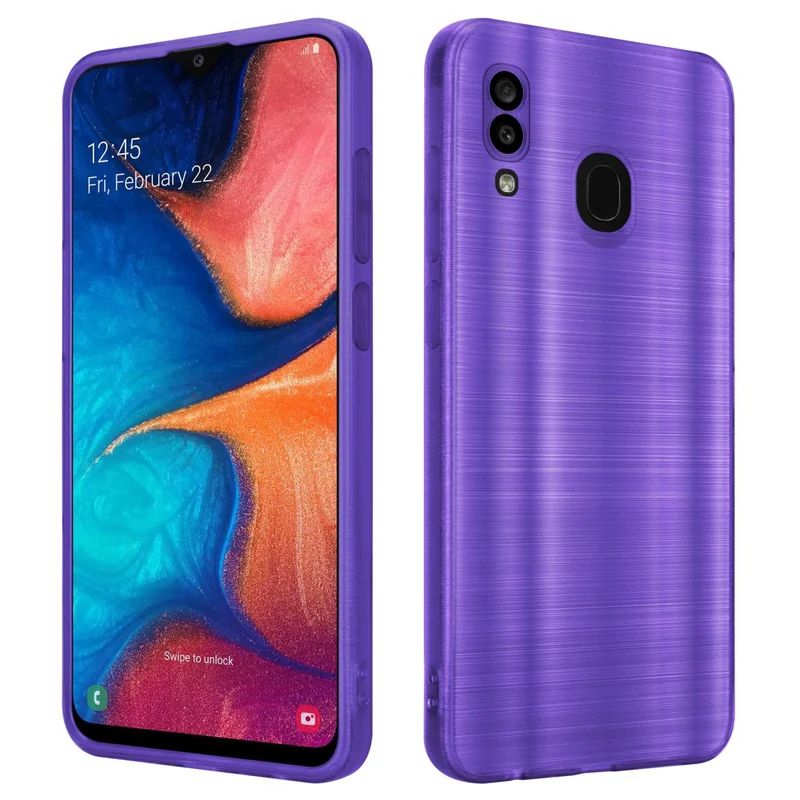 Cadorabo Hülle kompatibel mit Samsung Galaxy A20 / A30 / M10s TPU Silikon Case Cover