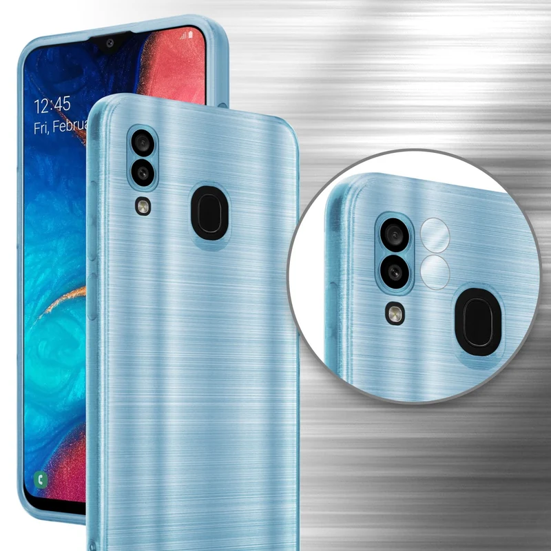 Cadorabo Hülle kompatibel mit Samsung Galaxy A20 / A30 / M10s TPU Silikon Case Cover