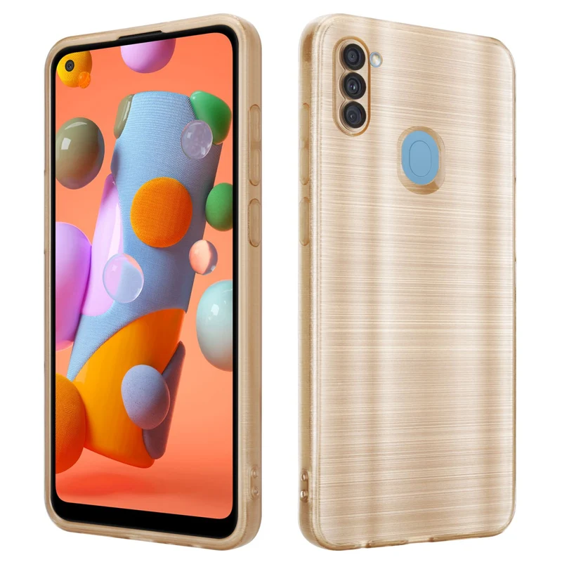Cadorabo Hülle kompatibel mit Samsung Galaxy A11 / M11 TPU Silikon Case Cover