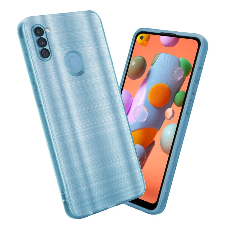 Cadorabo Hülle kompatibel mit Samsung Galaxy A11 / M11 TPU Silikon Case Cover