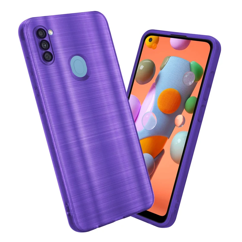 Cadorabo Hülle kompatibel mit Samsung Galaxy A11 / M11 TPU Silikon Case Cover